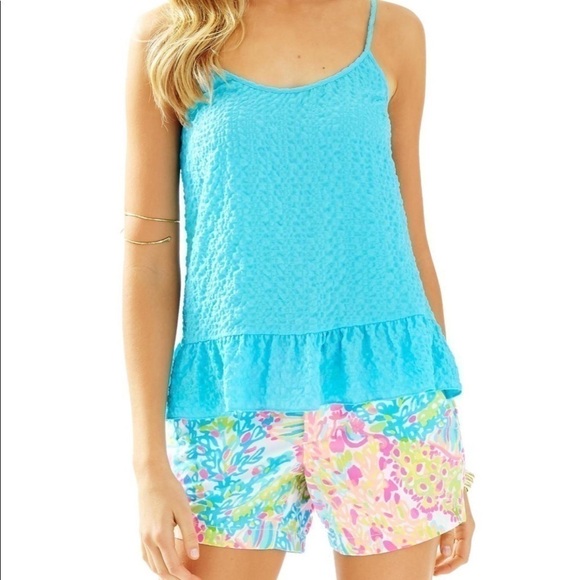 Lilly Pulitzer Coral Tank Top - Picture 1 of 15